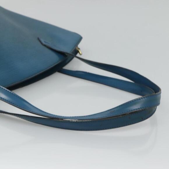 LOUIS VUITTON Epi Saint Jacques Shopping Shoulder Bag Blue M52275 - Picture 7 of 12